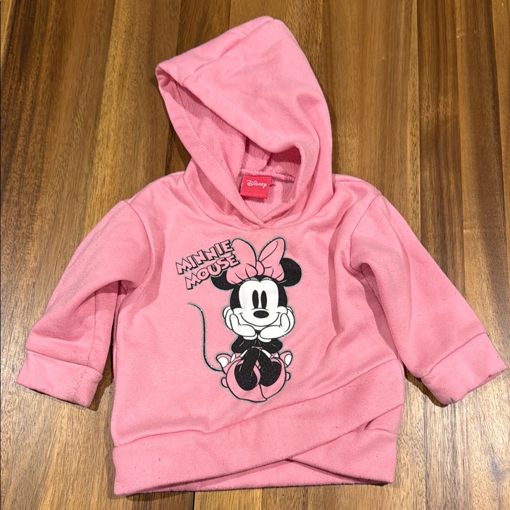 Disney Pink Minnie Mouse Sweatshirt - 12 months